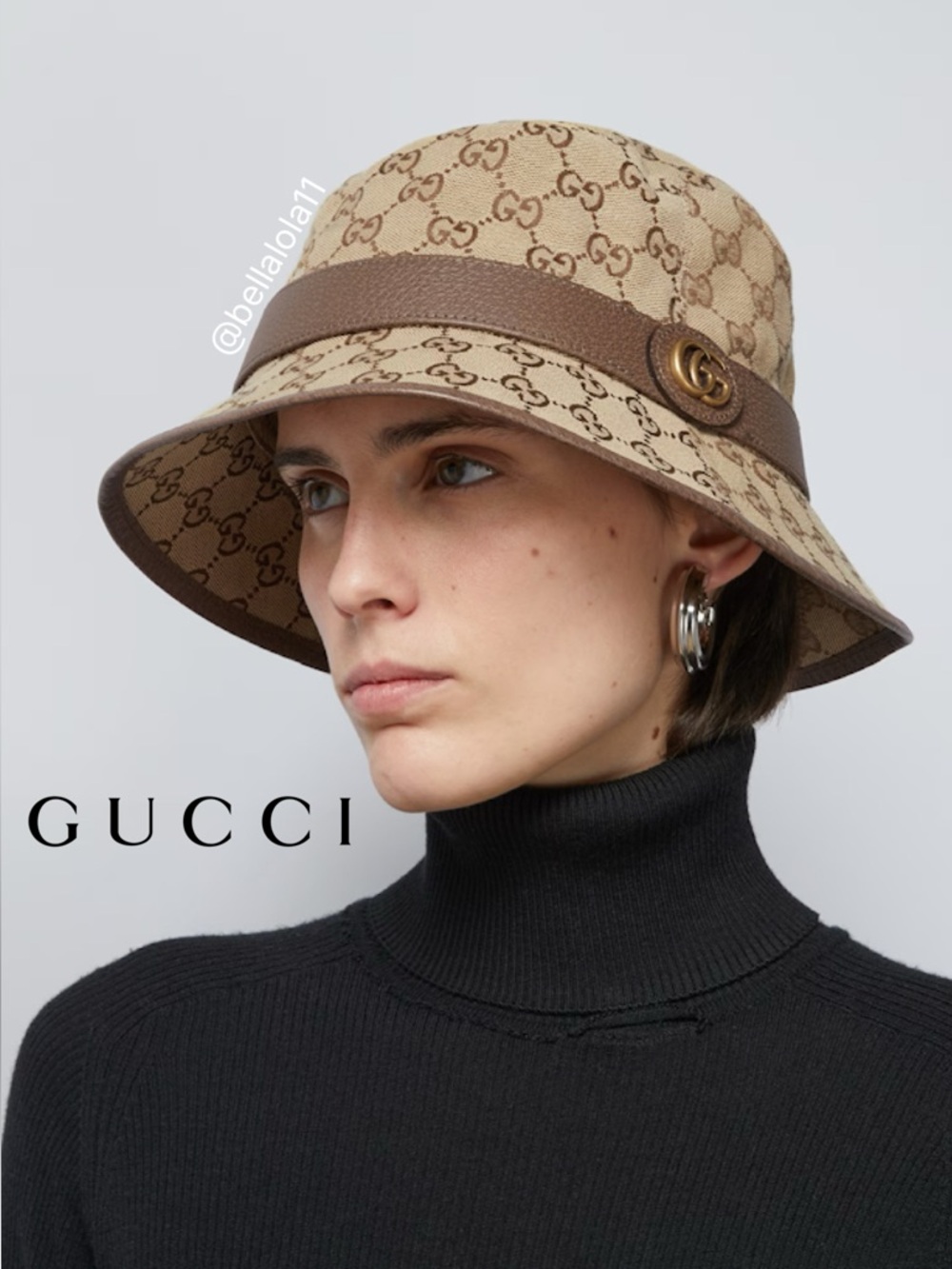 AUTHENTIC NEW GUCCI MONOGRAM BUCKET HAT